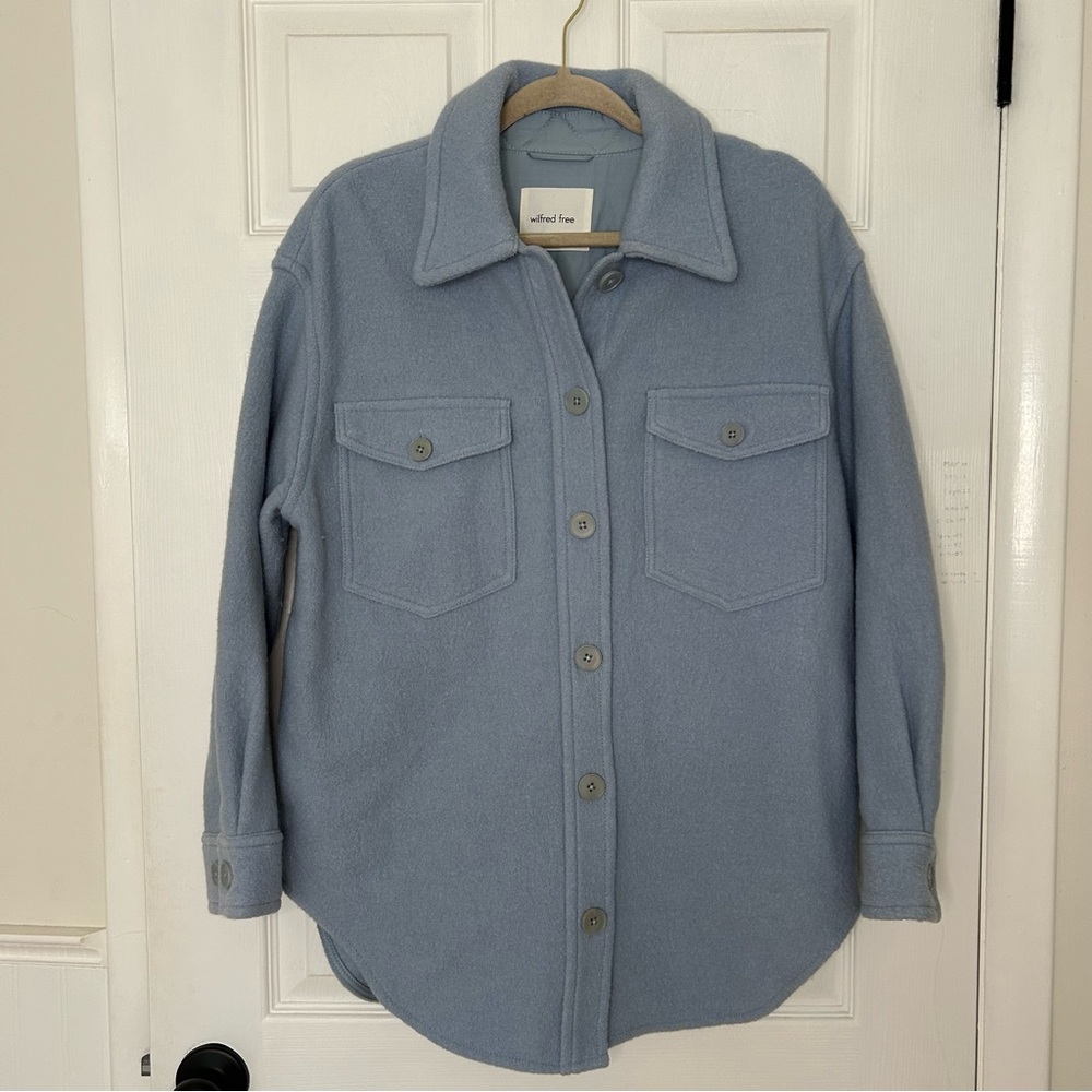 Aritzia Wilfred The Ganna Shirt Jacket Shacket - Picture 2 of 13